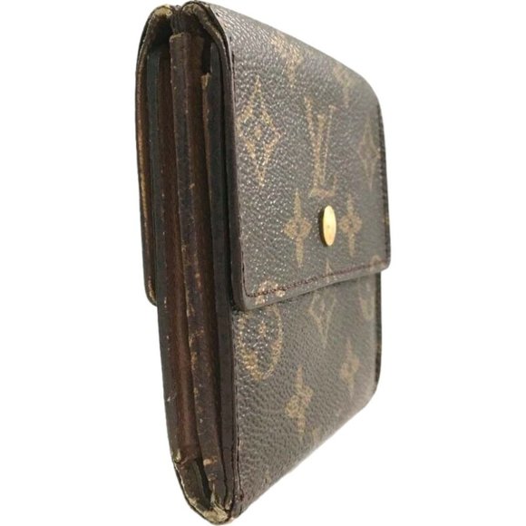 386139T Louis Vuitton Wallet Portefeiulle Elise Brown Monogram - Picture 4 of 9